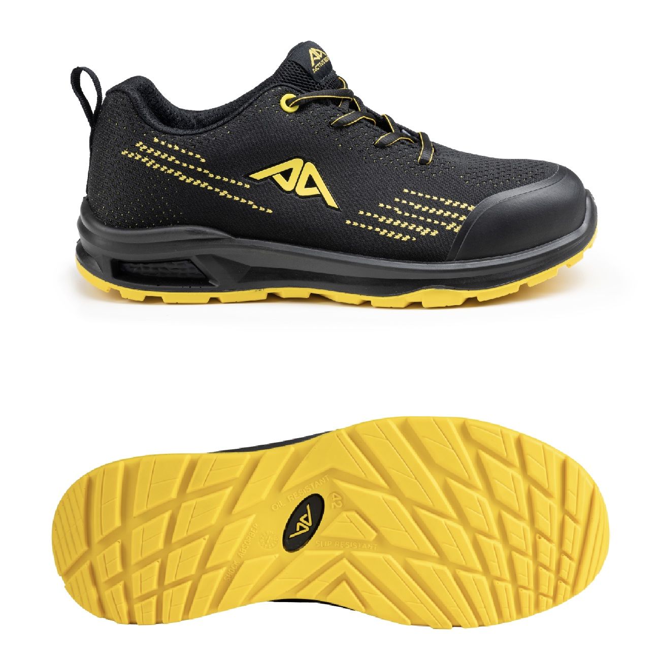 Chaussures A-SPARK LOW YELLOW image principale