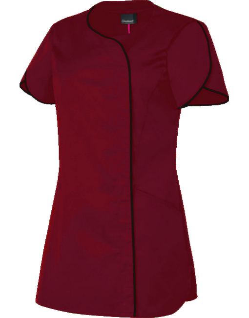 Tunique femme Ondine bordeaux / noir image principale