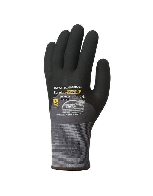 Gants nitrile noir à picots image principale